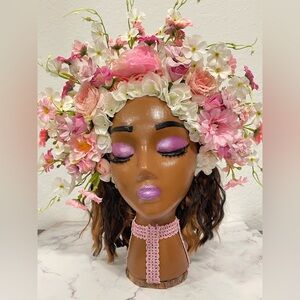 Handmade Afrocentric Spring 3D Centerpiece “Springtime”